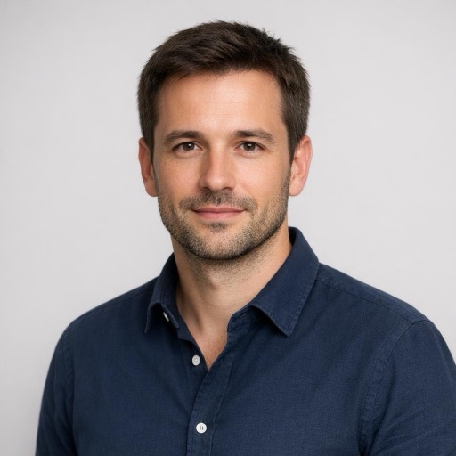 Portrait généré de Basile, agent commercial fictif